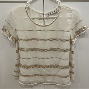 A&F sequin t-shirt